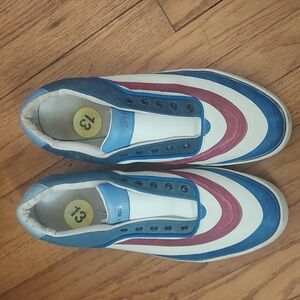 Alexander Mcqueen Puma mens sneakers, red/white/blue 13